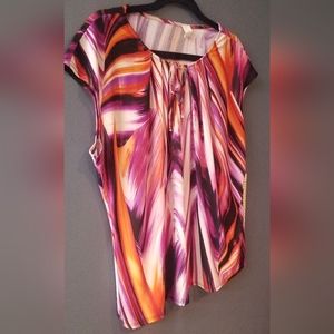 Sleeveless Colorful XL Shirt